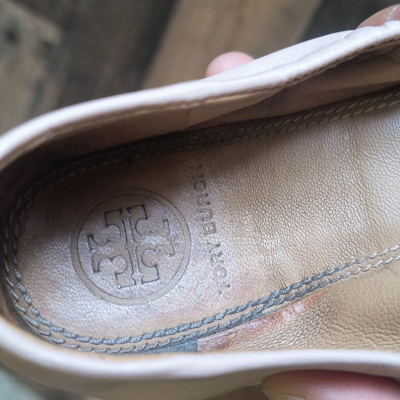Tory Burch Minnie Cap Toe Ballet Flat Pink Sz 7.5 Women - Picture 9 of 17
